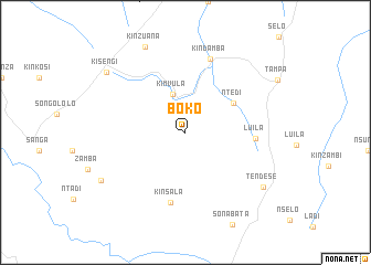 map of Boko