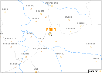 map of Boko