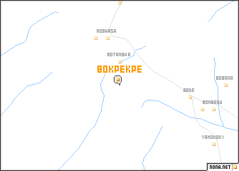 map of Bokpekpe