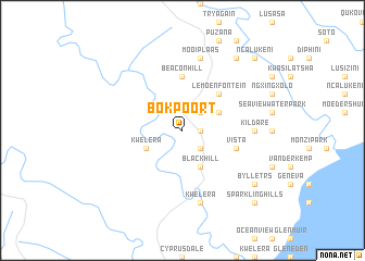 map of Bokpoort