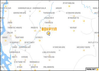 map of Bokpyin