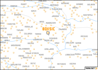 map of Bokšić
