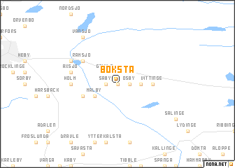 map of Boksta