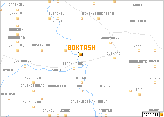 map of Boktāsh