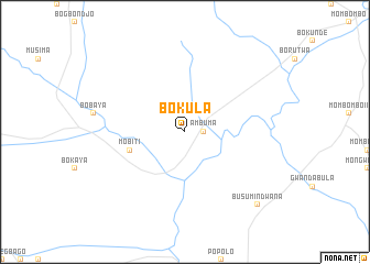 map of Bokula