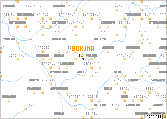 map of Bokuma