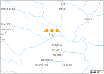 map of Bokundu