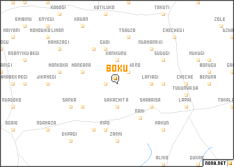 map of Boku
