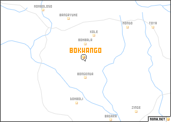 map of Bokwango