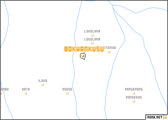map of Bokwankusu