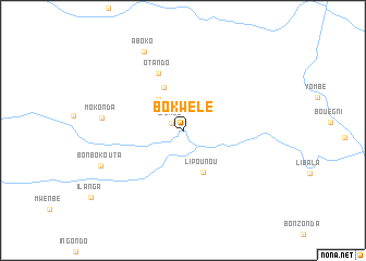 map of Bokwélé