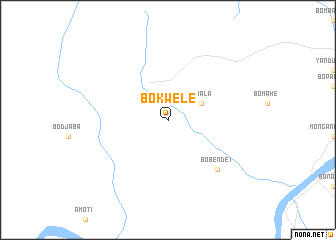 map of Bokwele