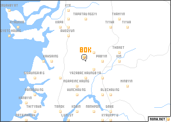 map of Bok