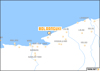 map of Bolaanguki