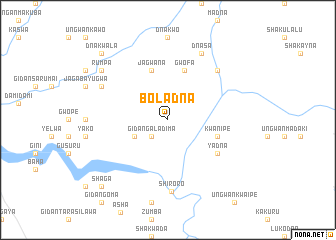 map of Boladna