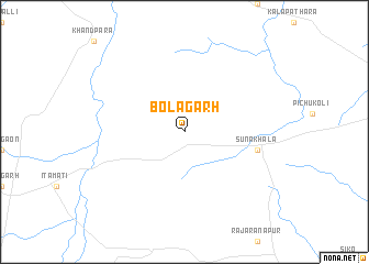 map of Bolagarh