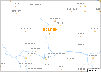 map of Bolāgh