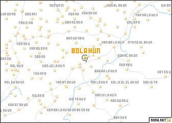 map of Bolahun