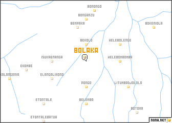 map of Bolaka