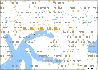 map of Bolalagole