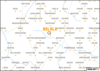 map of Bolala