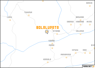 map of Bola Lupata