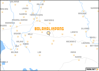 map of Bolamalimpang