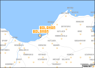 map of Bolaman