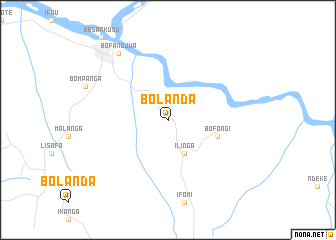 map of Bolanda