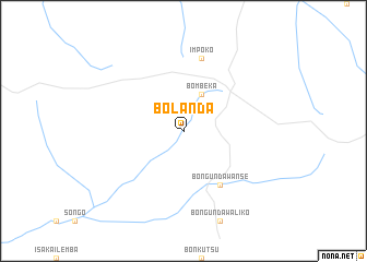 map of Bolanda