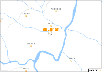 map of Bolanda