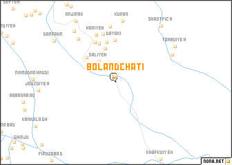 map of Boland Chātī