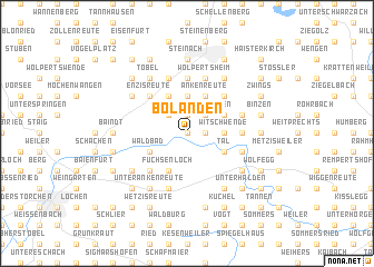 map of Bolanden