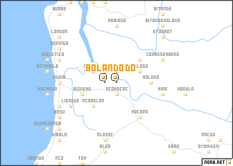map of Bolando