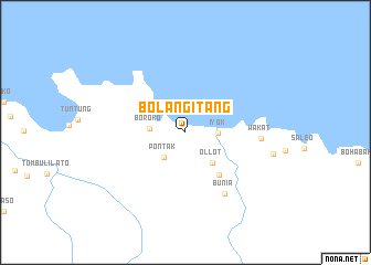 map of Bolangitang