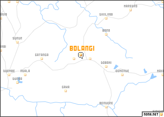 map of Bolangi