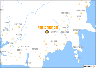 map of Bolangoan