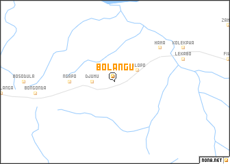 map of Bolangu