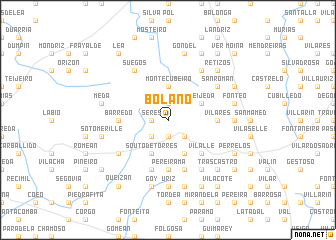 map of Bolaño