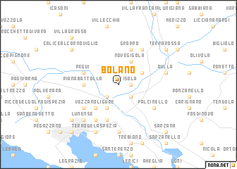 map of Bolano