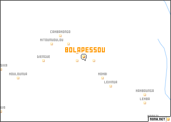 map of Bola-Pessou