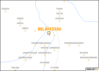 map of Bola Pessou