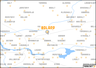 map of Bölarp