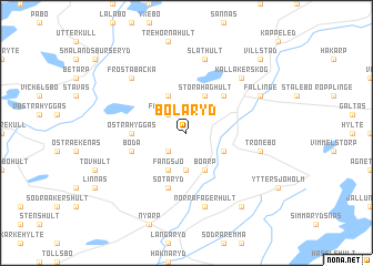 map of Bölaryd