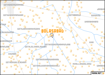 map of Bolasābād
