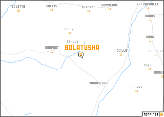 map of Bolatusha