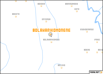 map of Bolawariko-Monene
