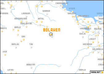 map of Bolawen