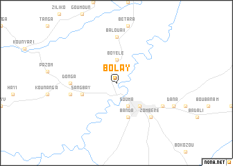 map of Bolay