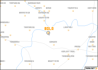 map of Bola